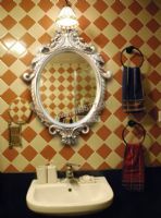 PU017A欧式卫浴镜子,浴室镜子镜框